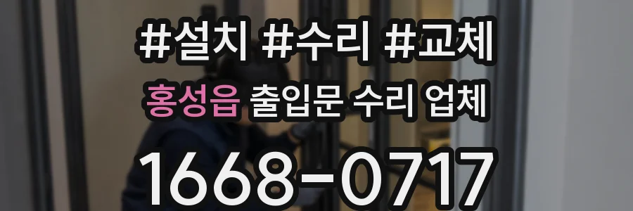 홍성읍 출입문 수리 업체