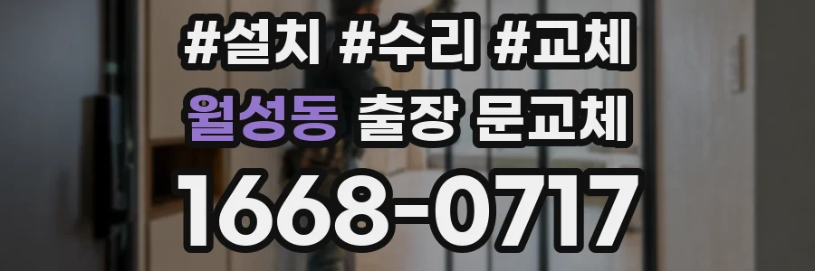 월성동 출장 문교체