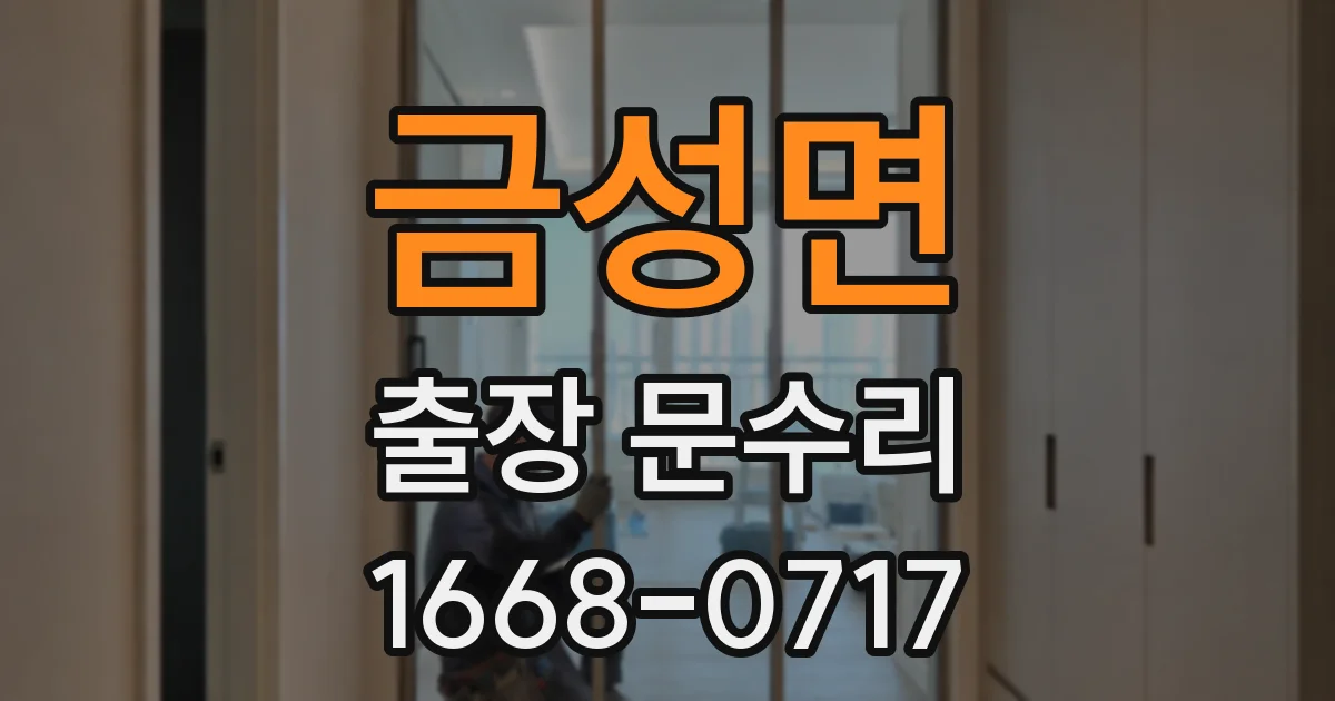금성면 출장 문수리