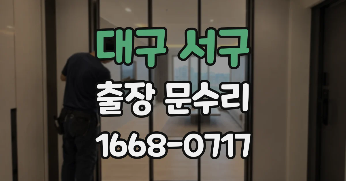 대구 서구 출장 문수리