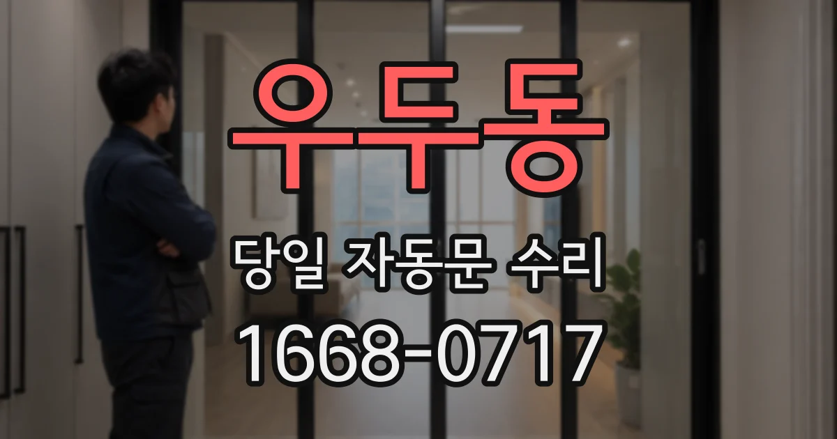 우두동 당일 자동문 수리