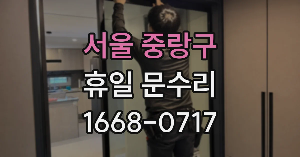 서울 중랑구 휴일 문수리
