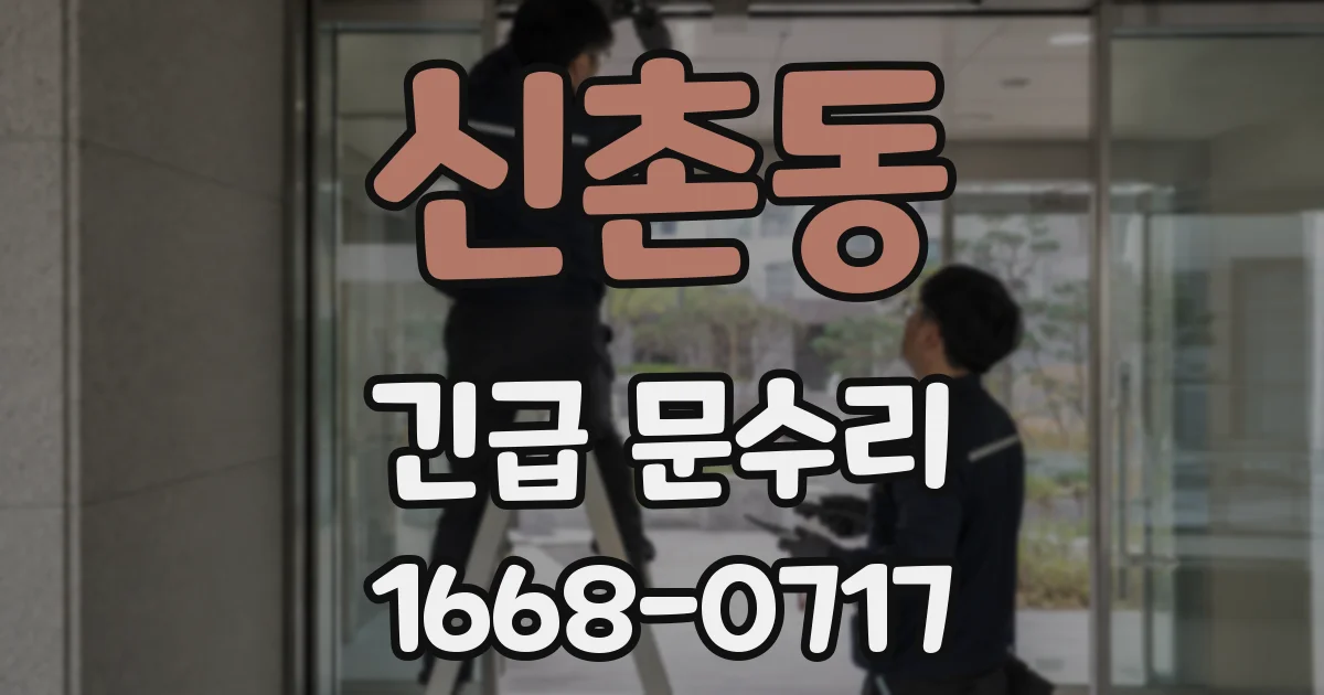 신촌동 긴급 문수리
