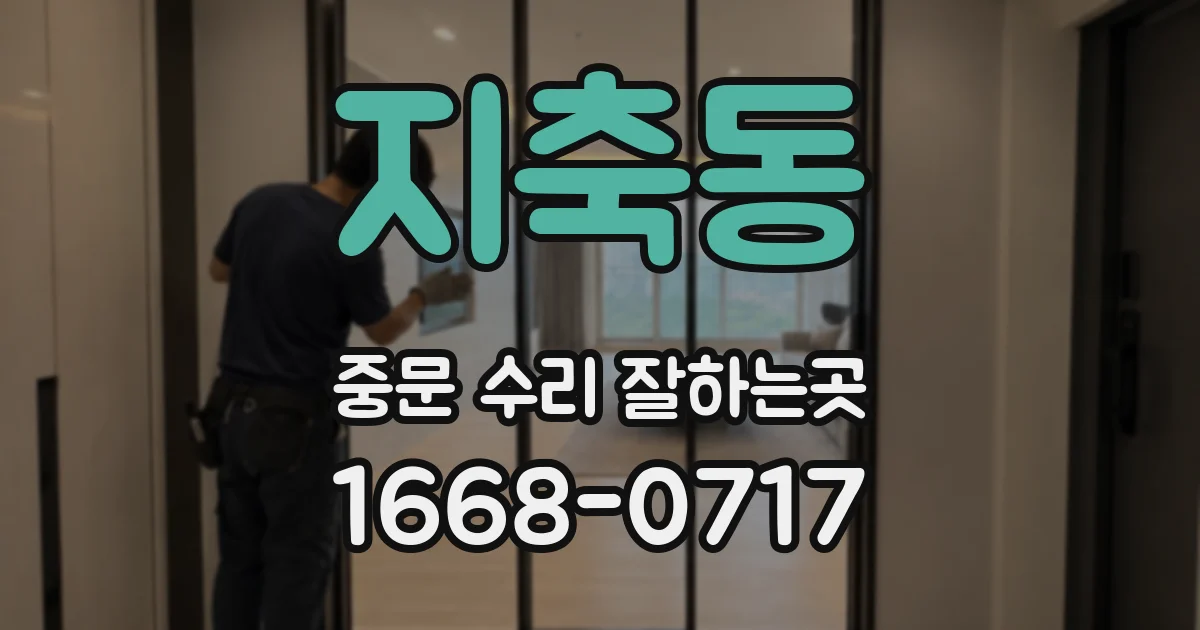 지축동 중문 수리 잘하는곳