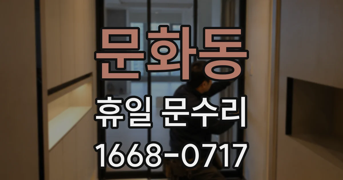 문화동 휴일 문수리