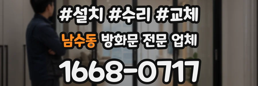 남수동 방화문 전문 업체