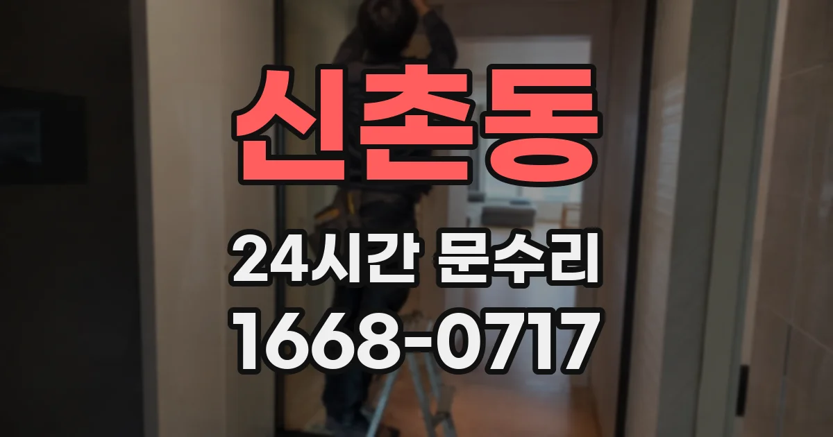 신촌동 24시간 문수리