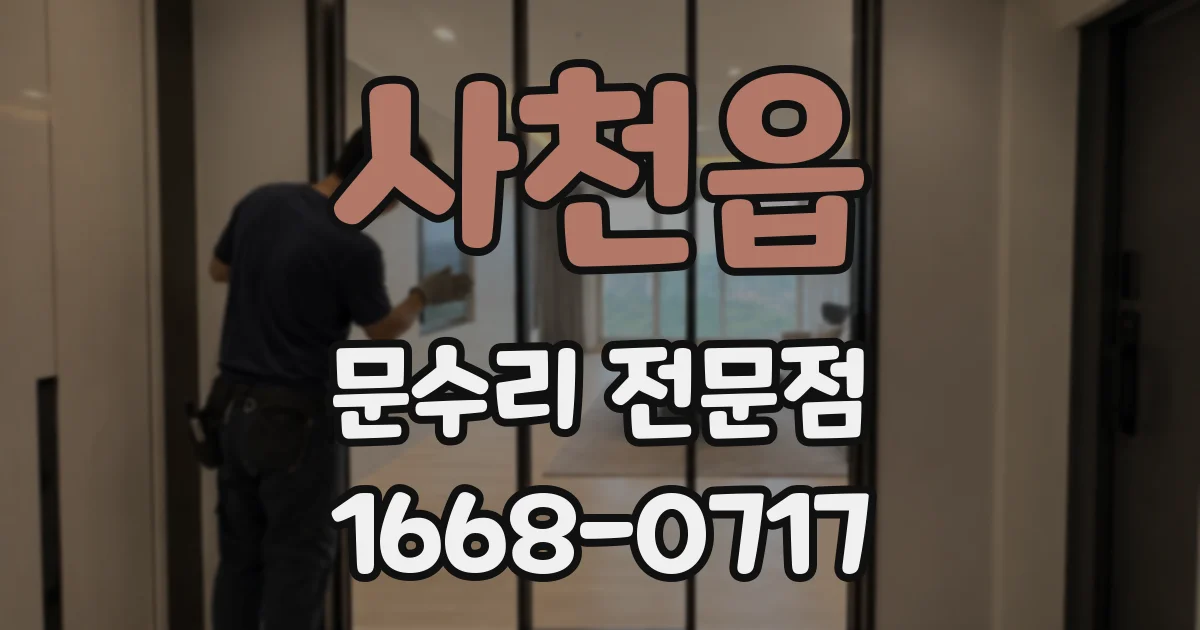 사천읍 문수리 전문점