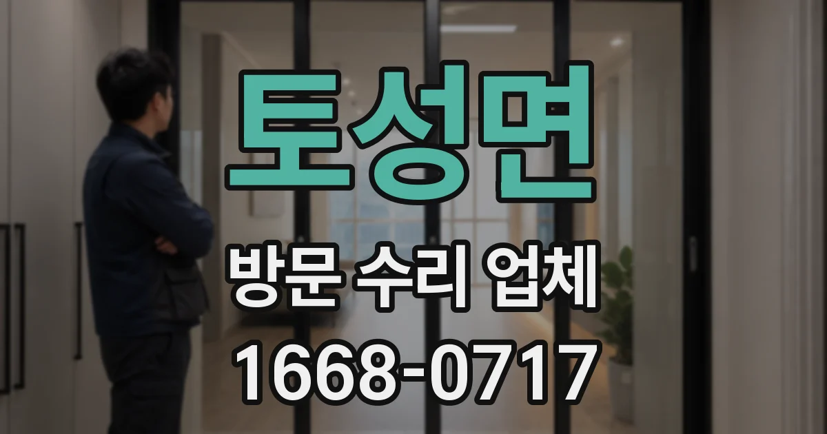 토성면 방문 수리 업체