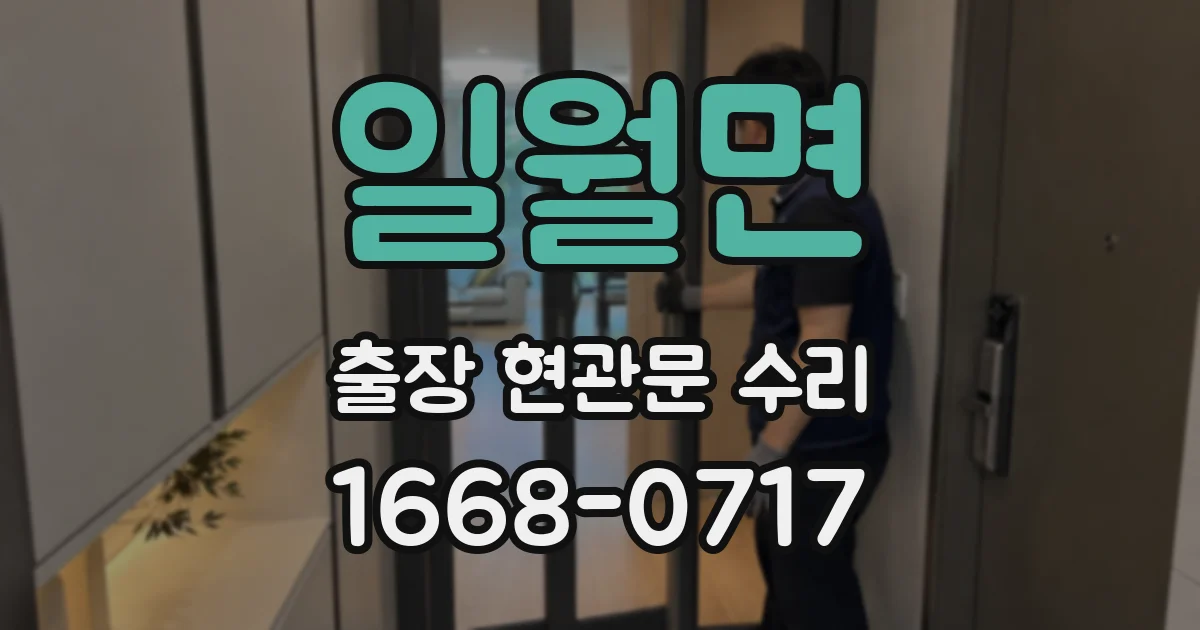일월면 출장 현관문 수리