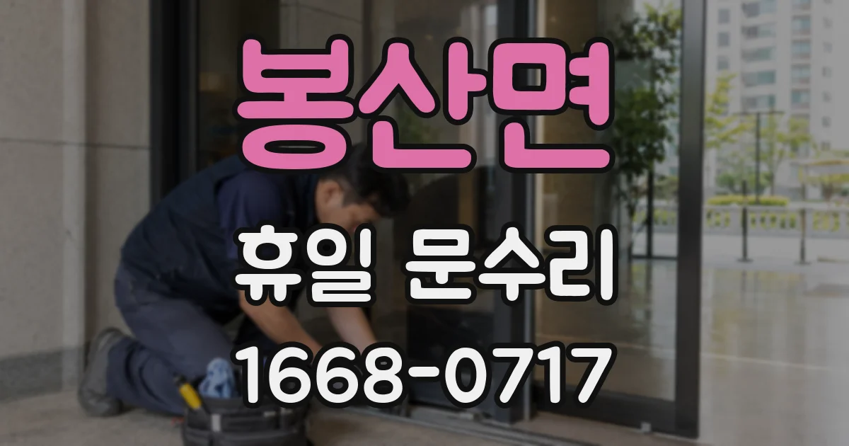 봉산면 휴일 문수리
