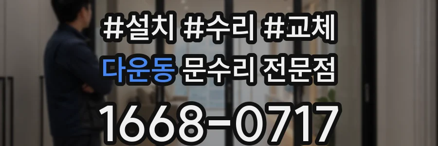 다운동 문수리 전문점