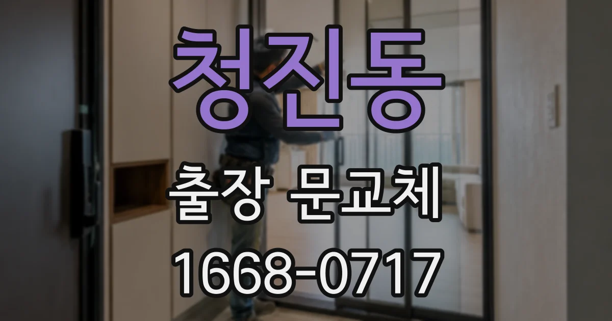 청진동 출장 문교체