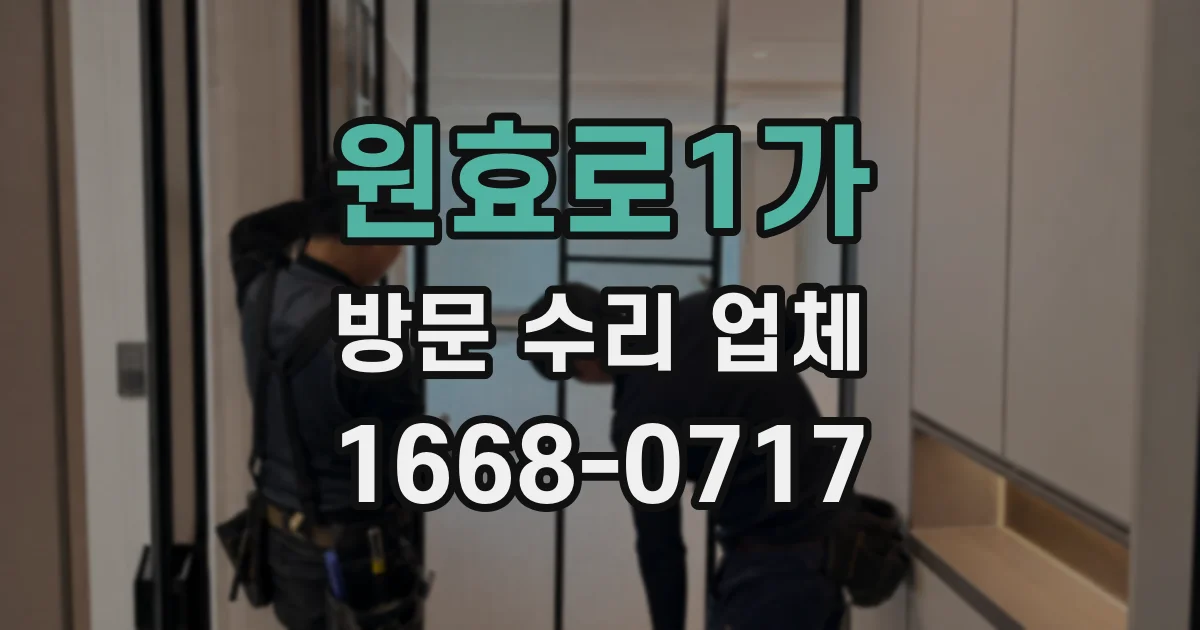 원효로1가 방문 수리 업체