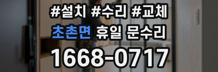 초촌면 휴일 문수리