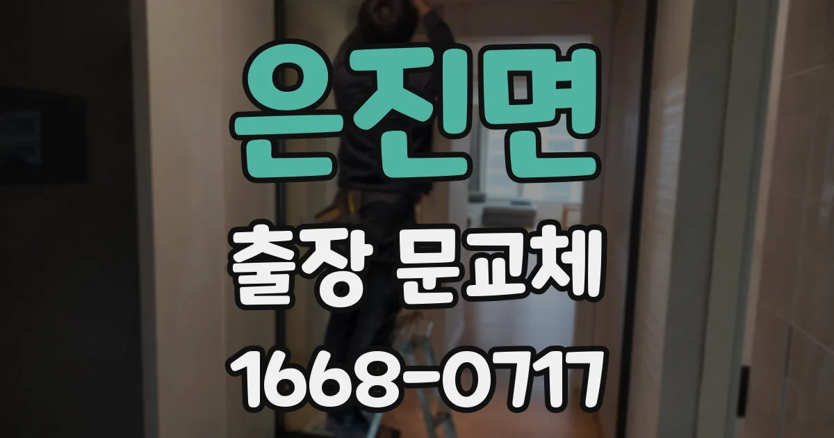 은진면 출장 문교체