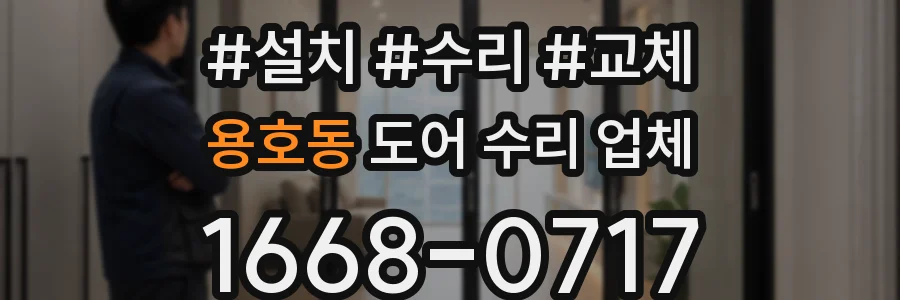 용호동 도어 수리 업체