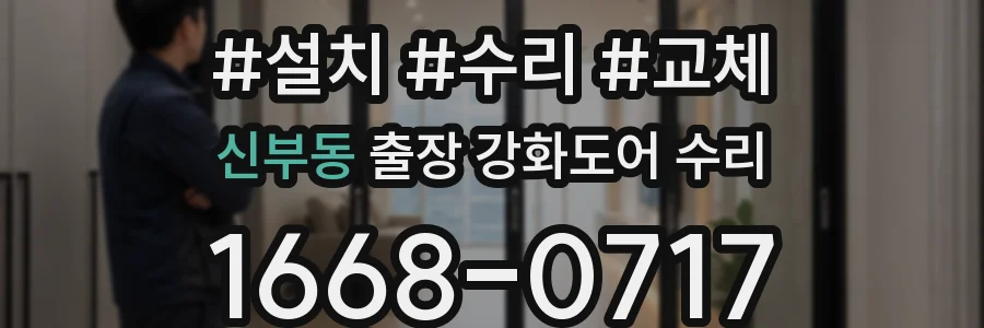 신부동 출장 강화도어 수리