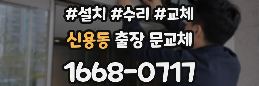 신용동 출장 문교체