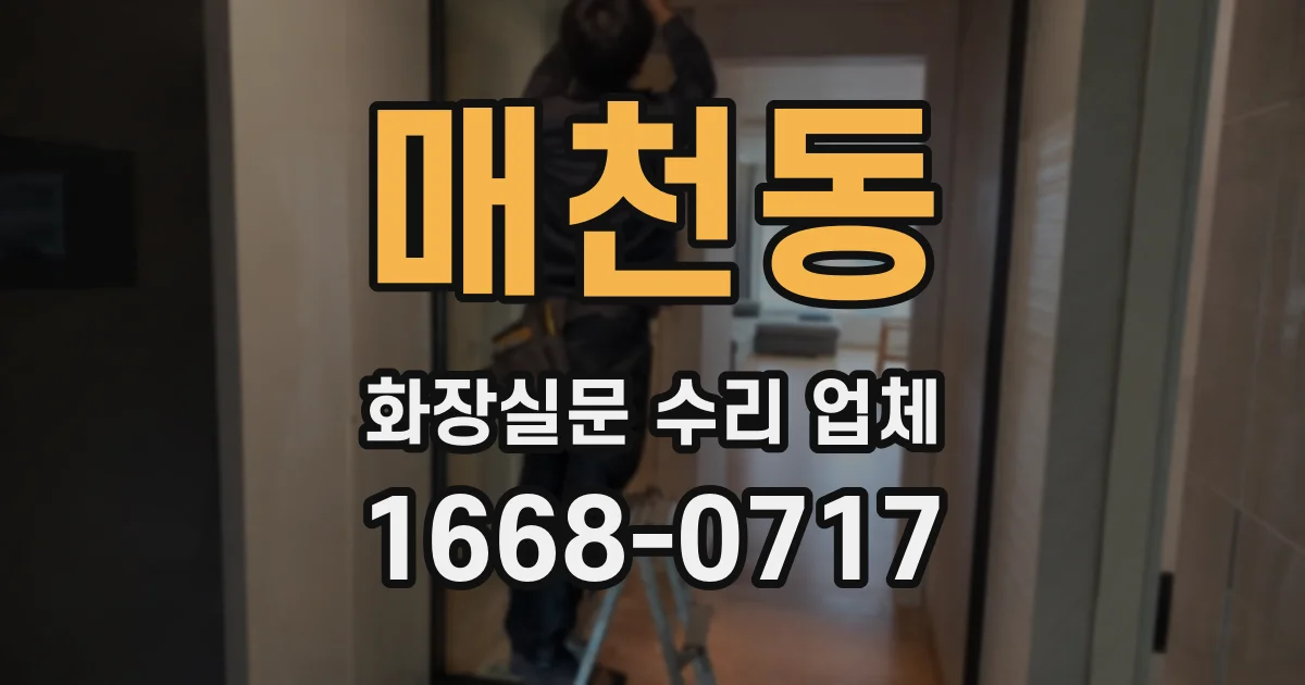 매천동 화장실문 수리 업체