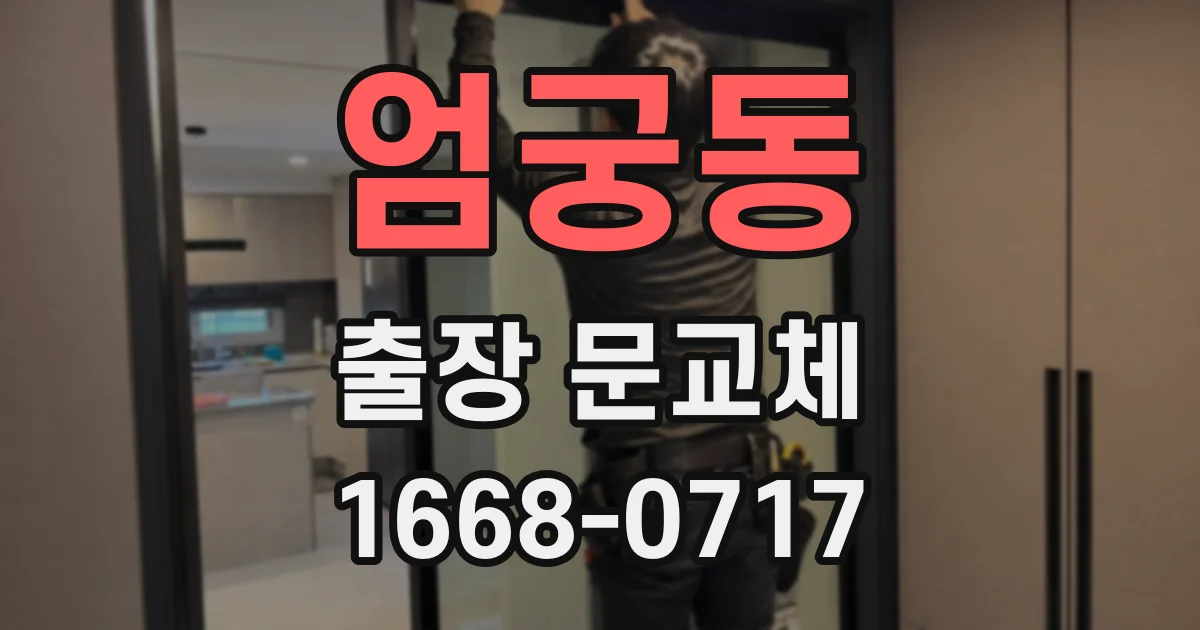 엄궁동 출장 문교체