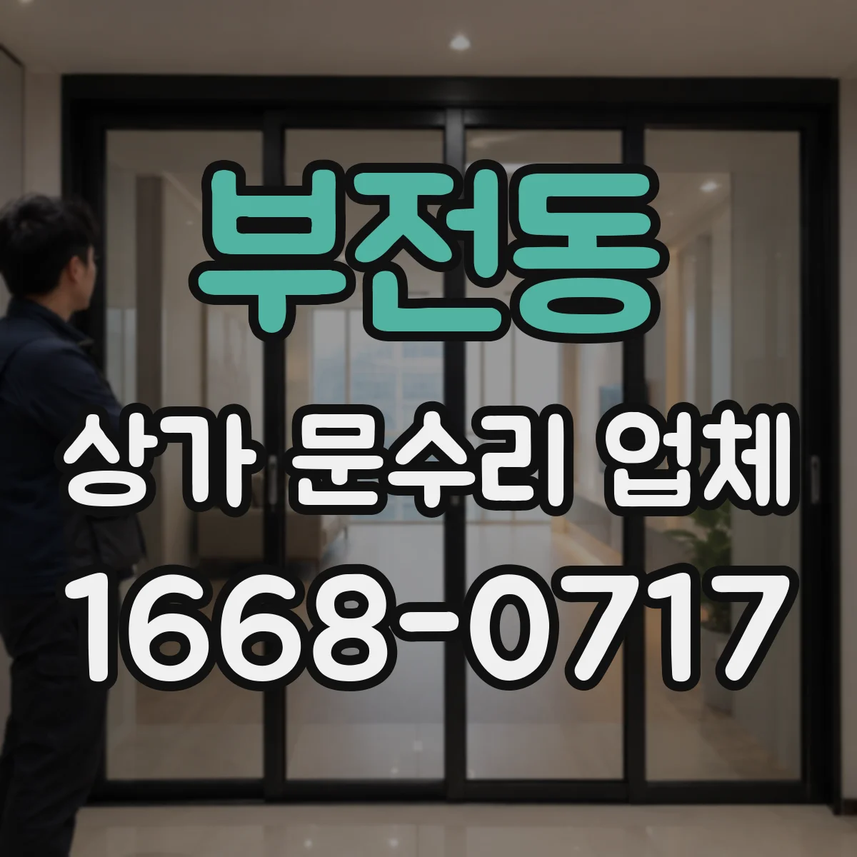 부전동 상가 문수리 업체