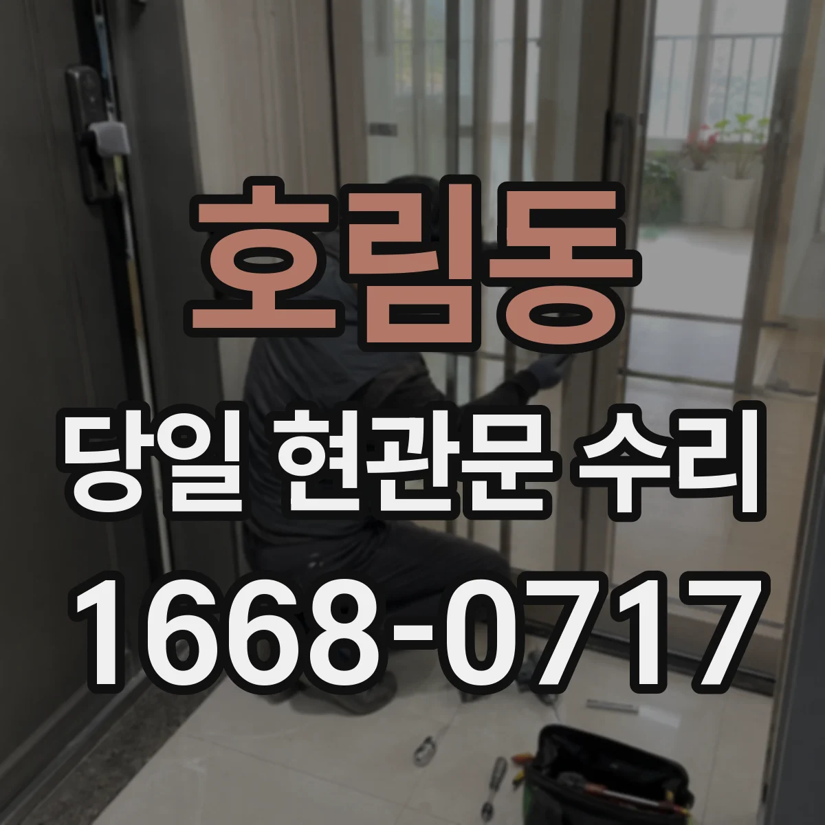 호림동 당일 현관문 수리