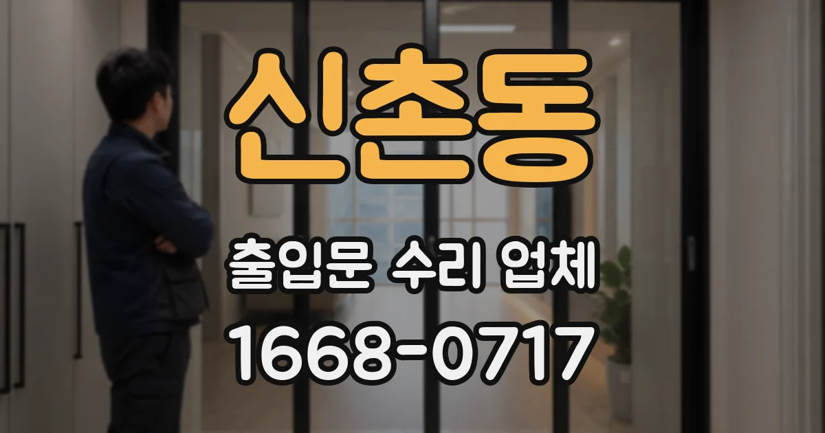 신촌동 출입문 수리 업체