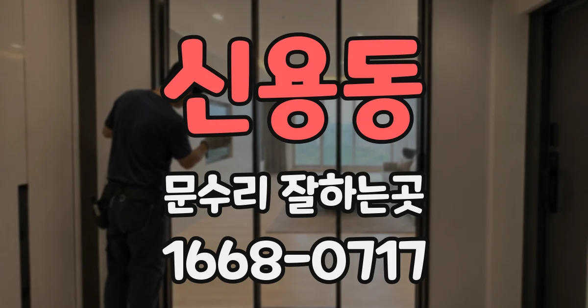 신용동 문수리 잘하는곳