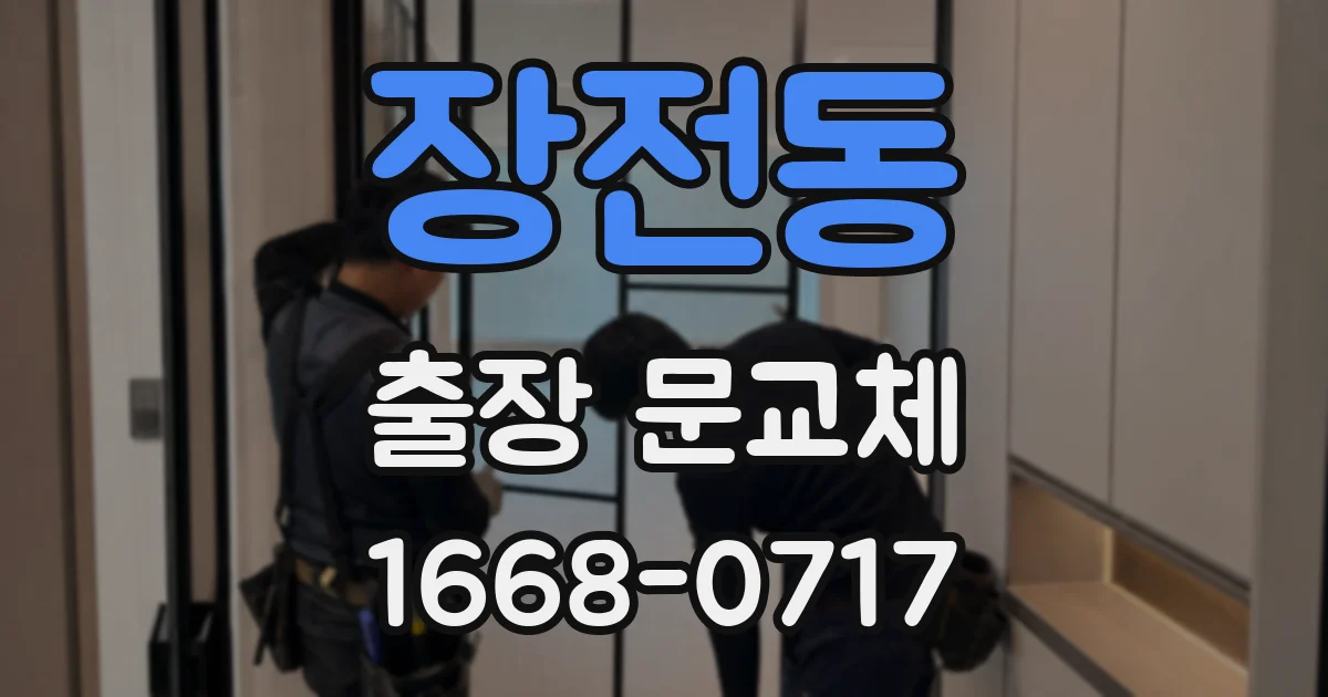 장전동 출장 문교체