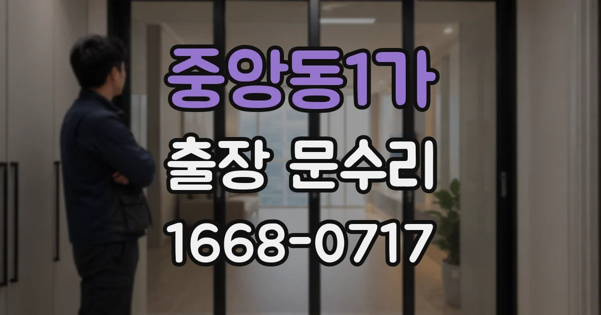 중앙동1가 출장 문수리