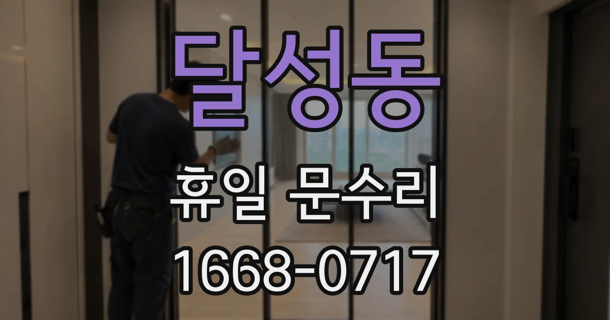 달성동 휴일 문수리