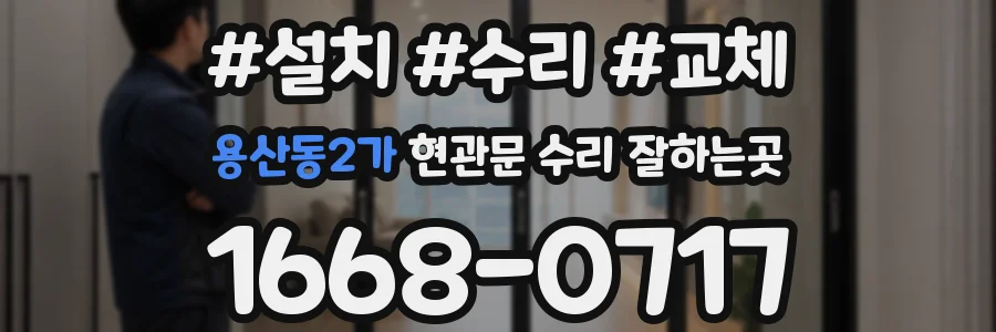 용산동2가 현관문 수리 잘하는곳