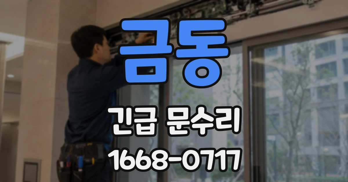 금동 긴급 문수리