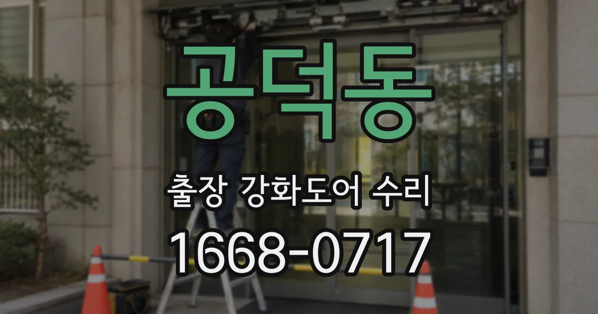 공덕동 출장 강화도어 수리