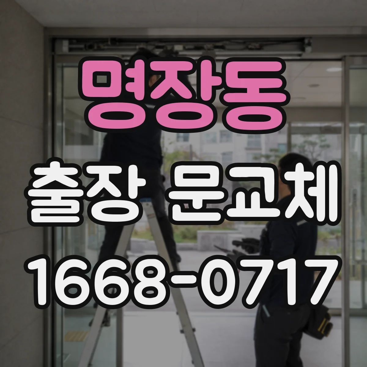 명장동 출장 문교체