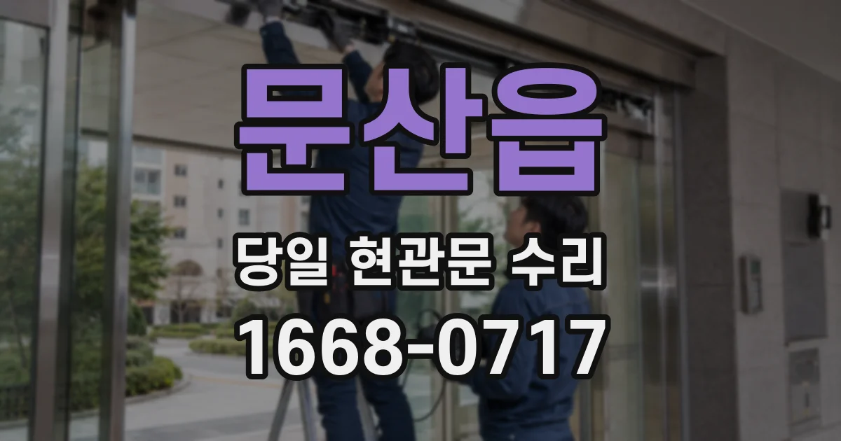 문산읍 당일 현관문 수리