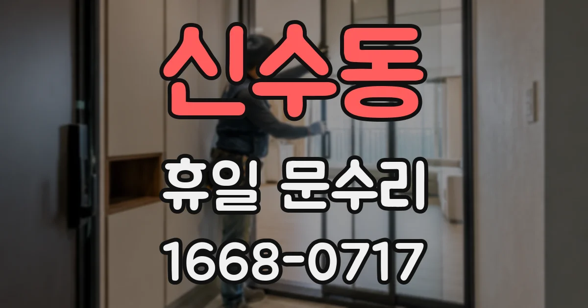 신수동 휴일 문수리