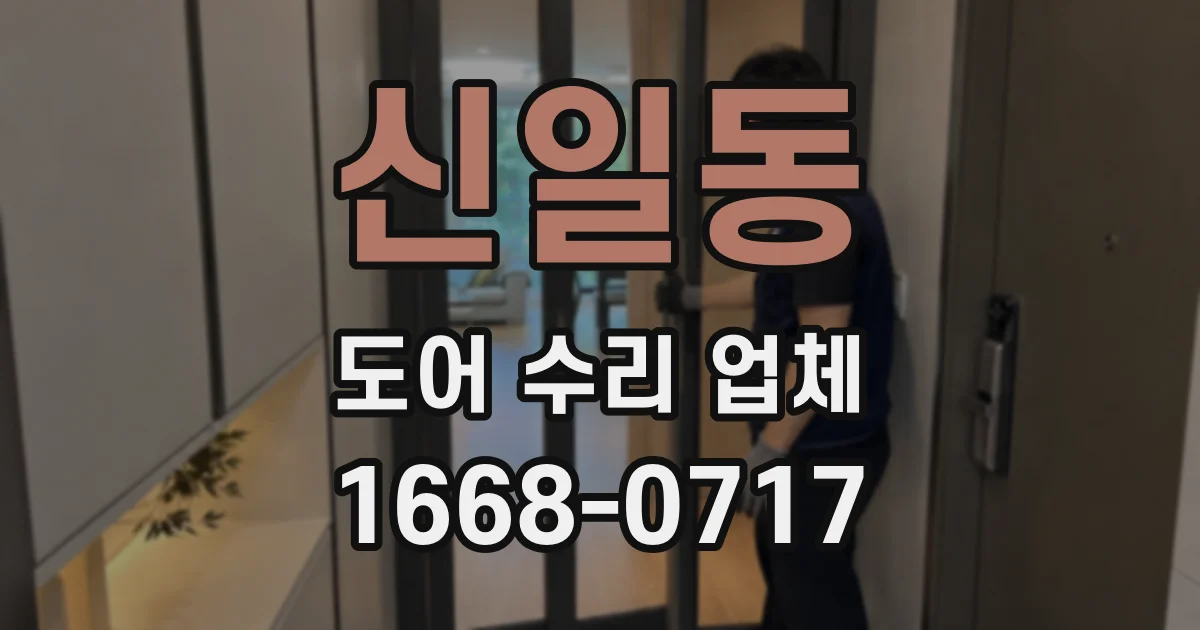 신일동 도어 수리 업체