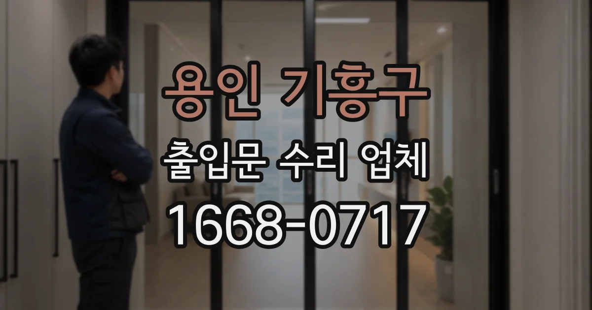 용인 기흥구 출입문 수리 업체