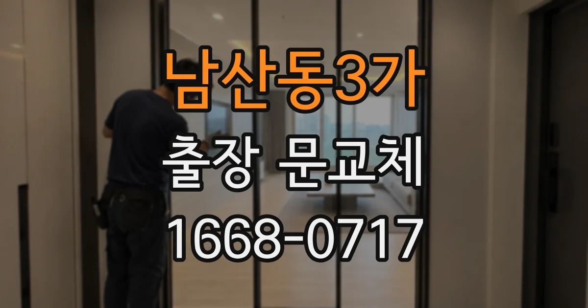남산동3가 출장 문교체
