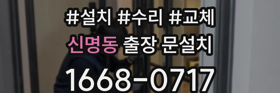 신명동 출장 문설치