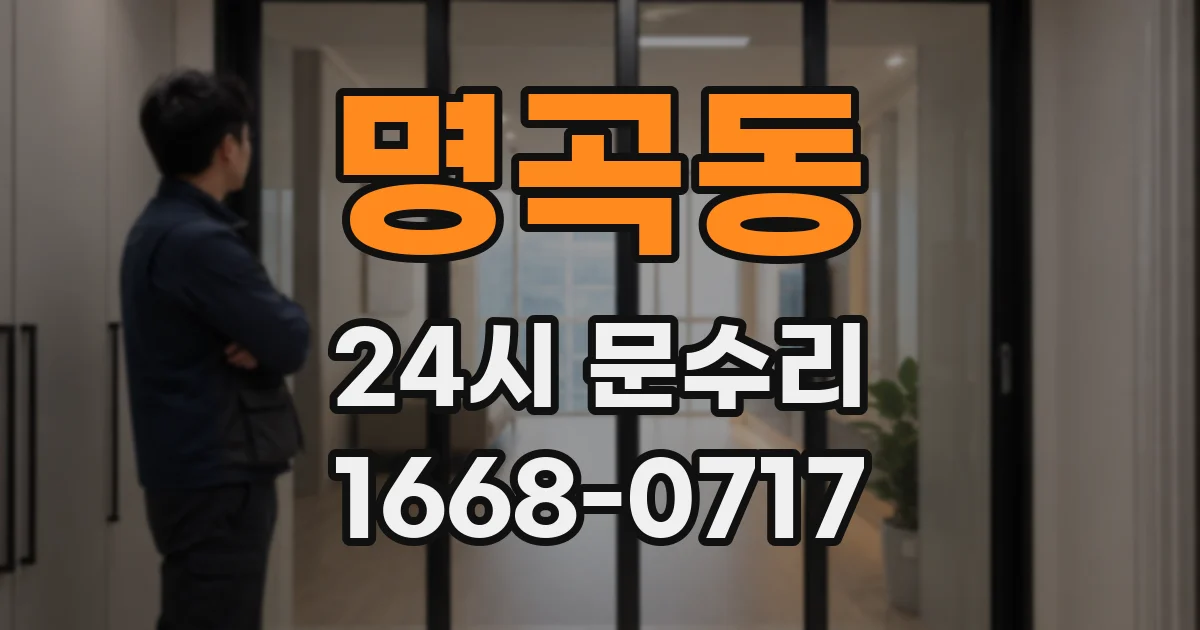 명곡동 24시 문수리