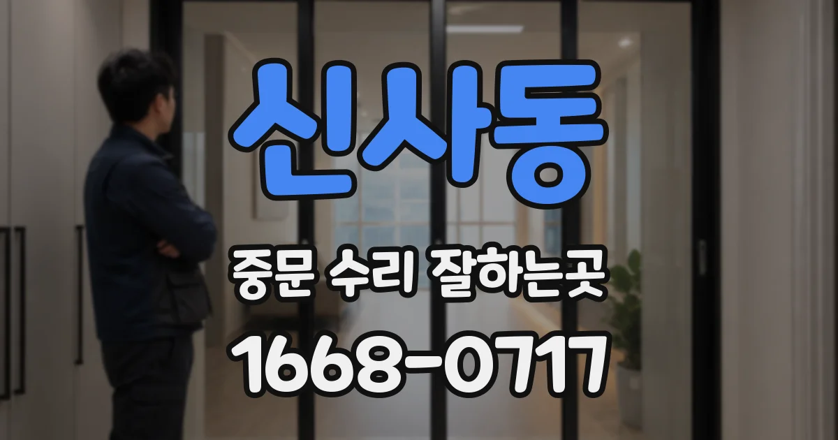 신사동 중문 수리 잘하는곳