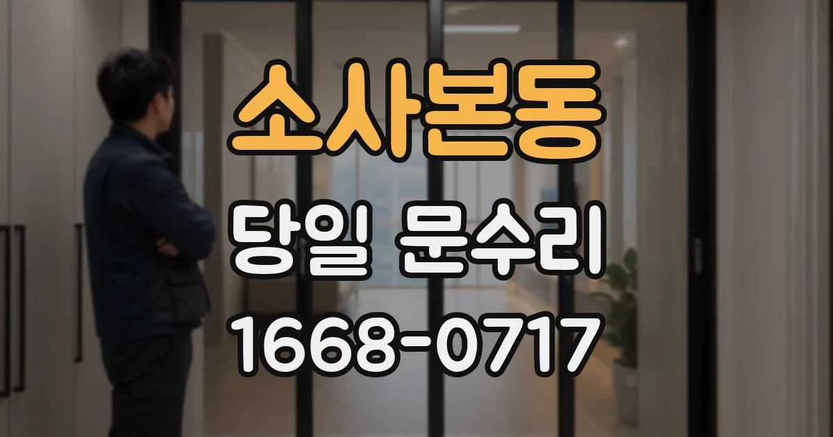 소사본동 당일 문수리