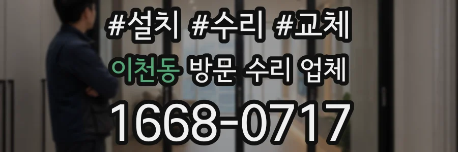 이천동 방문 수리 업체