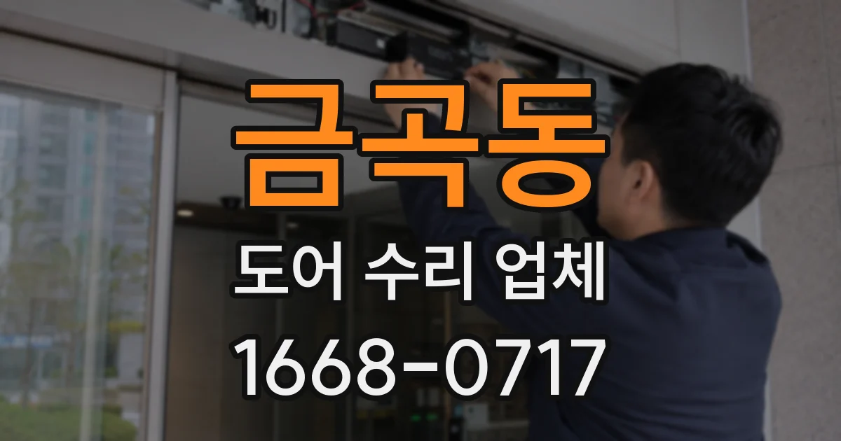 금곡동 도어 수리 업체