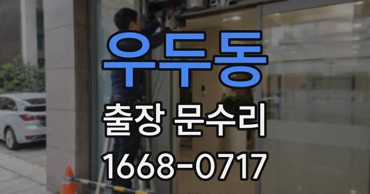 우두동 출장 문수리