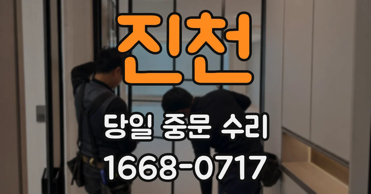 진천 당일 중문 수리
