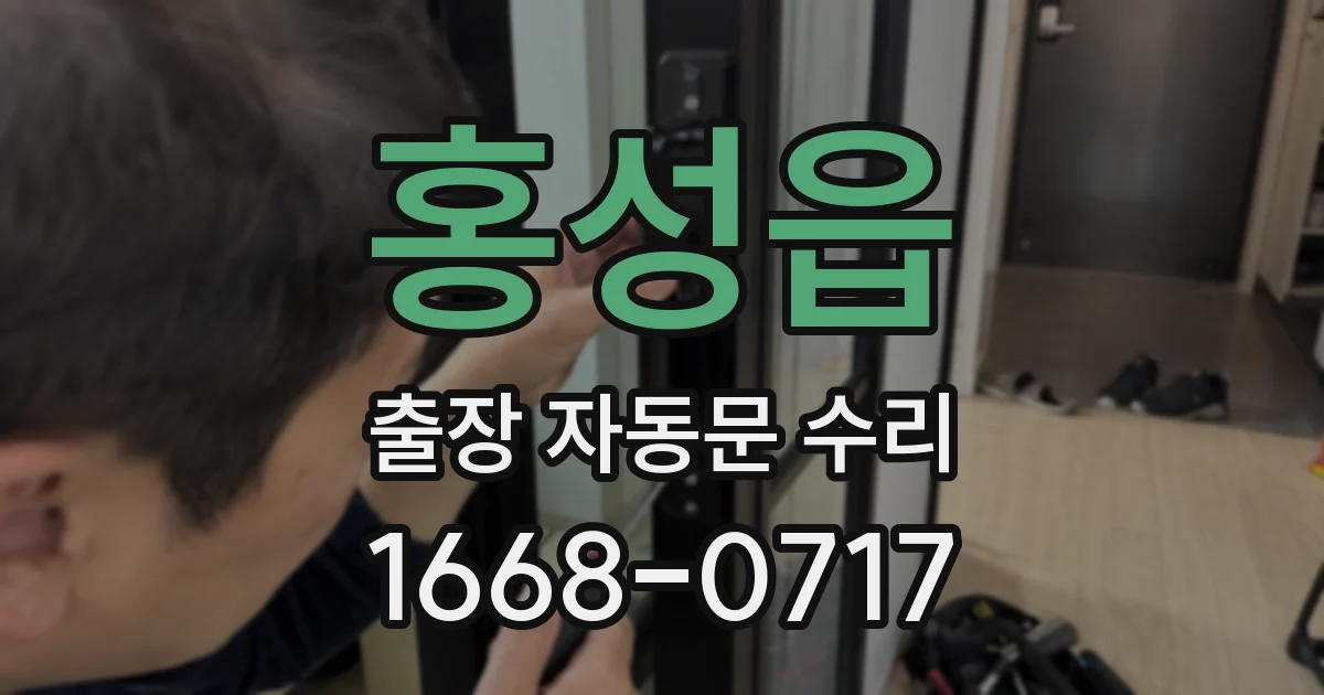 홍성읍 출장 자동문 수리